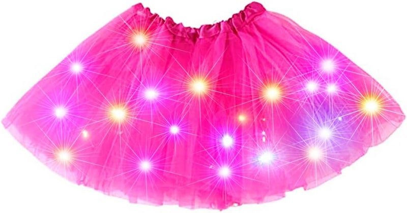 Nicute Light Up Tutu Led Layered Tulle Tutus Skirt for Women - Image 1